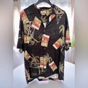 Black Hawaiian Shirt
